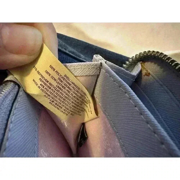 Kate Spade Womens Purple California Dreaming Surf Van Make It Mine Large Wallet - Picture 7 of 8